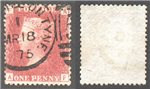 Great Britain Scott 33 Used Plate 173 - AF